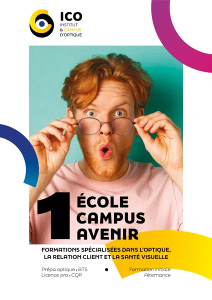 couverture de la brochure de l'ICO, école d'optique Paris Sud