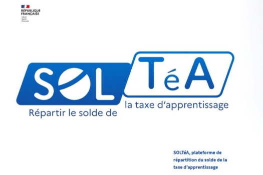 logo soltéa, organisme permettant de flécher sa taxe d'apprentissage à destination de l'ico ecole optique paris sud
