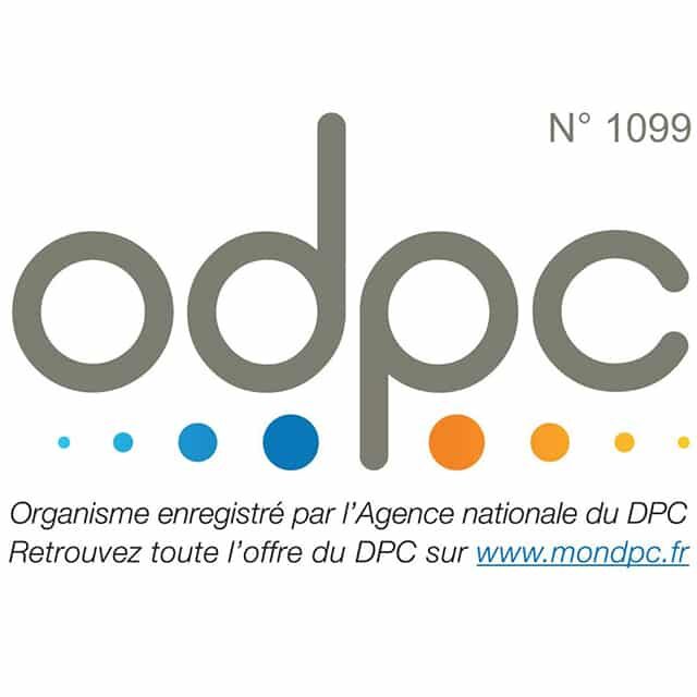 Logo de l'odpc qui habilite l'ICO CMO, l'organisme de formation continue opticien de l'ICO